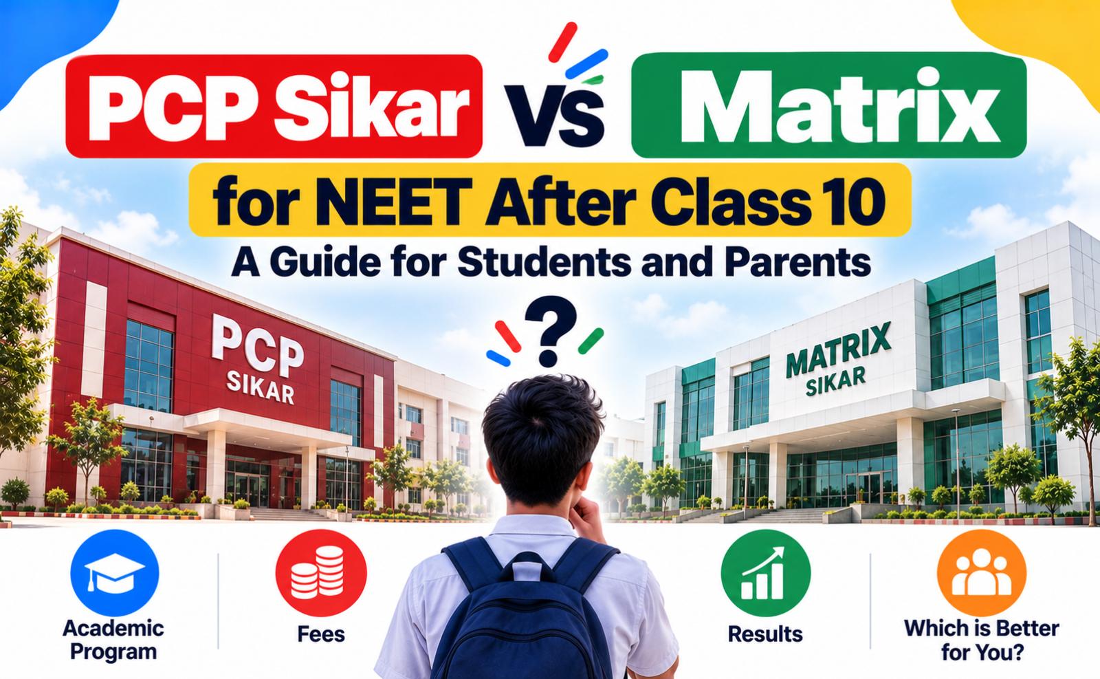 PCP Sikar vs Matrix for NEET After Class 10: A Guide for Students and Parents