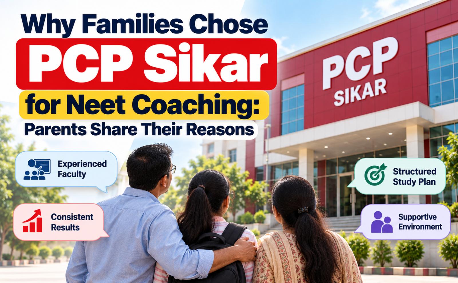Why Families Chose PCP Sikar for Neet Coaching: Parents Share Their Reasons