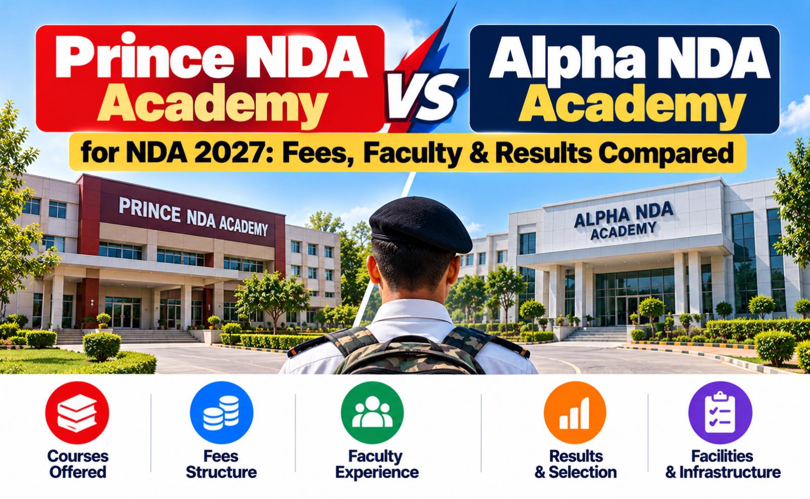 Prince NDA Academy vs Alpha NDA Academy for NDA 2027: Fees, Faculty & Results Compared