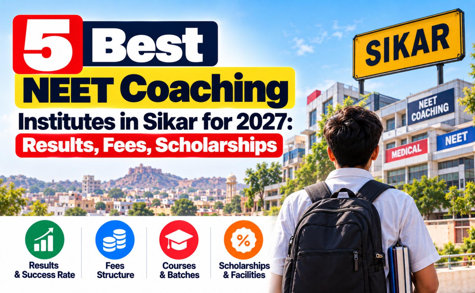 5 Best NEET Coaching Institutes in Sikar for 2027: Results, Fees, Scholarships