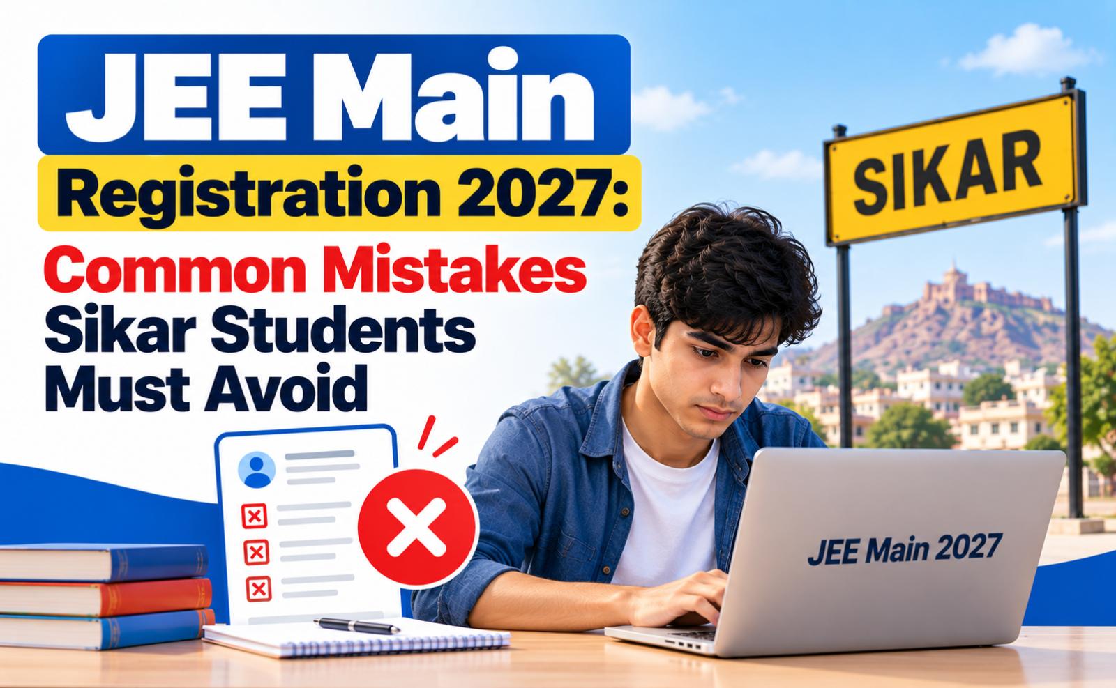 JEE Main Registration 2027: Common Mistakes Sikar Students Must Avoid