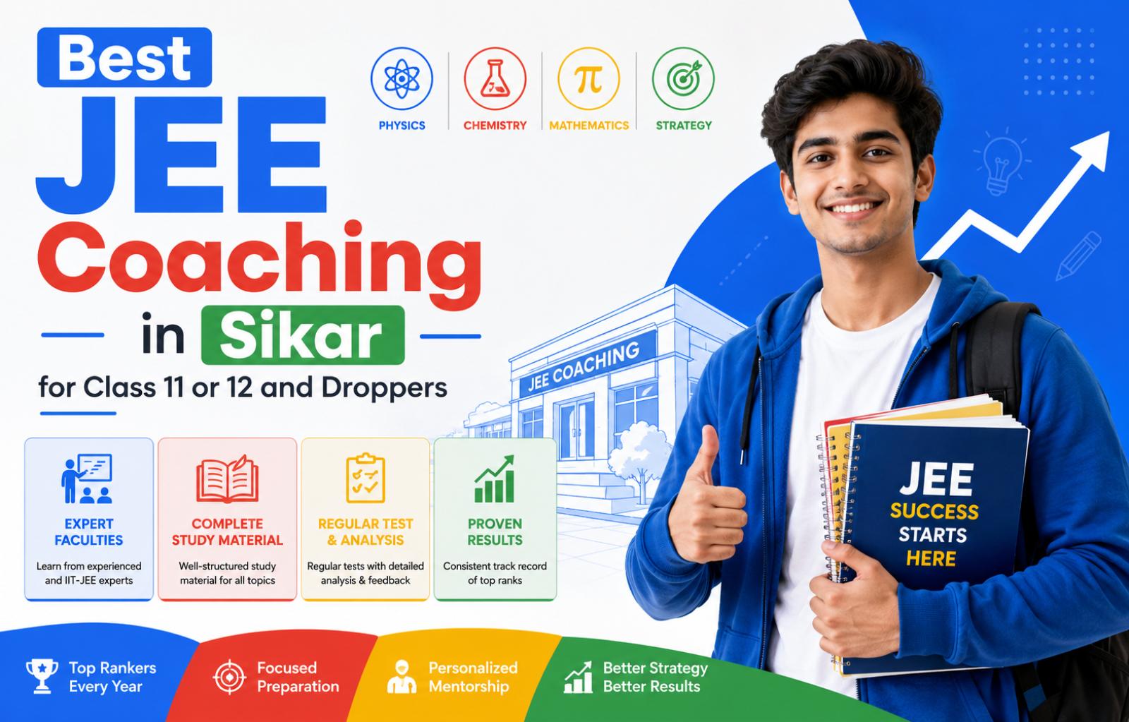 Best JEE Coaching in Sikar for Class 11 or 12 and Droppers