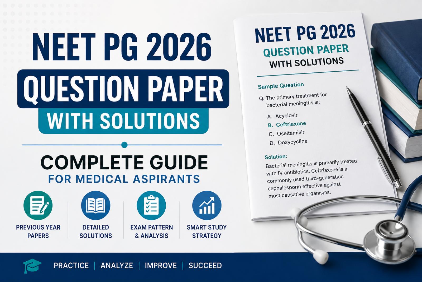 NEET PG 2026 Question Paper with Solutions: Complete Guide for Medical Aspirants