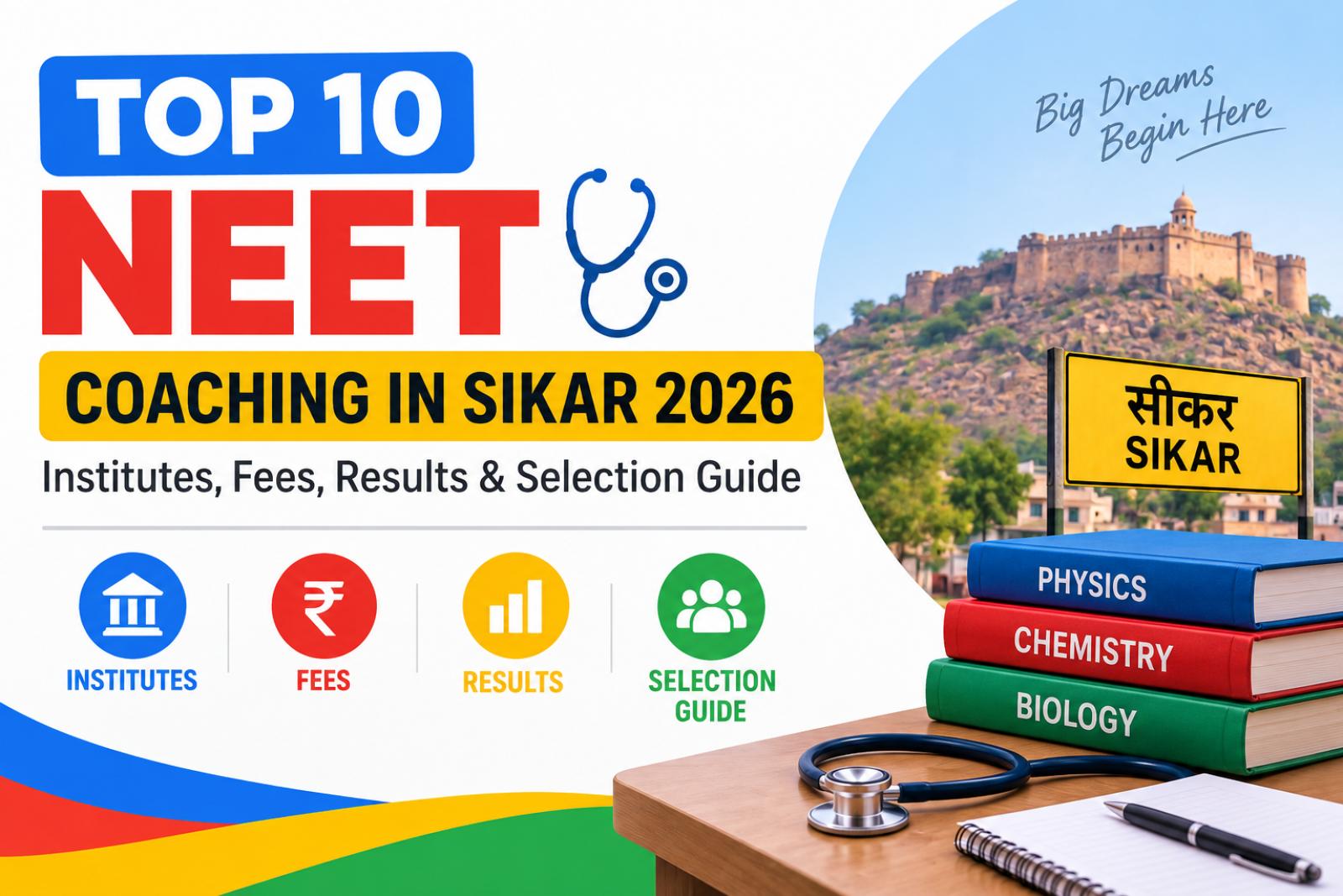 Top 10 NEET Coaching in Sikar 2026: Institutes, Fees, Results & Selection Guide